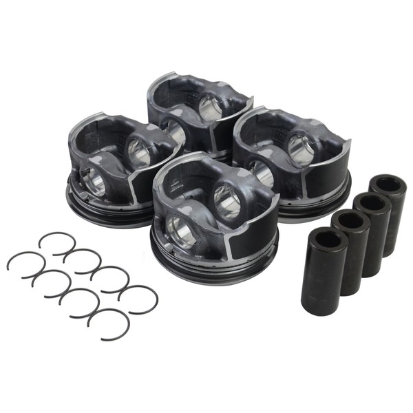 4X Kolben Reparatursatz FüR Ø 23 Mm Audi Seat Skoda VW 2,0 TSI Ccza Cczb CAE CJK-image