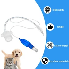 2x Pet Dog Cat Monkey Tracheal Intubation Equipment First Aid Sterile Disposable