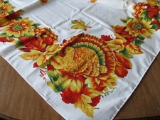 FALL HARVEST OBLONG 68" X 52" TABLE CLOTH