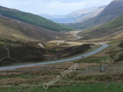 Photo 6x4 Looking down Glen Docherty towards Loch Maree Creag Bhuidhe/NH c2011