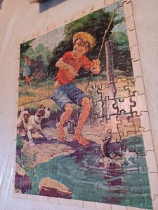 Vintage Junior Picture Puzzle COMPLETE 150 "Embarrassing Moment "