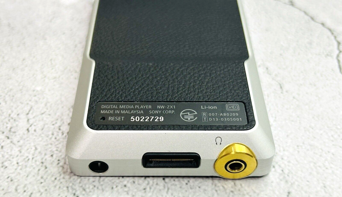 Sony NW-ZX1 128GB Hi-Res Walkman Silver High Resolution Portable
