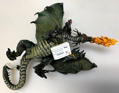 Papo Two Headed Dragon Figure Multicolor NEW | eBay