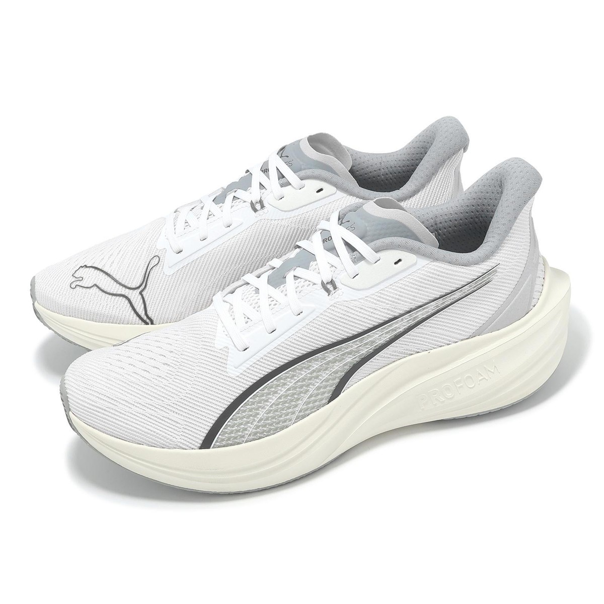 Puma Darter Pro Grey White Men Road Running Jogging Shoes  display picture 2