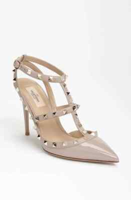 Valentino Garavani Rockstud 100mm Slingback High-Heel Pumps Size 38.5