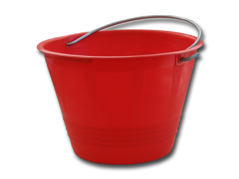 SECCHIO PER MURATORE rosso ø mm 330 -- 10 PEZZI -- DF 102172