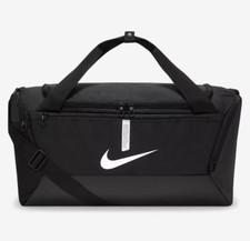 Nike Academy Small Duffel Bag Gym Sports Holdall Travel Holiday Luggage Black