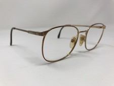 Vintage Charmant Eyeglass Frame 4228 54-19-145 Gold Tortoise Trim Flex GH84