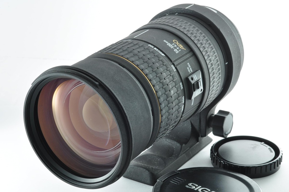 Near Mint] Sigma 50-500mm f/4-6.3 EX DG HSM APO RF Lens for