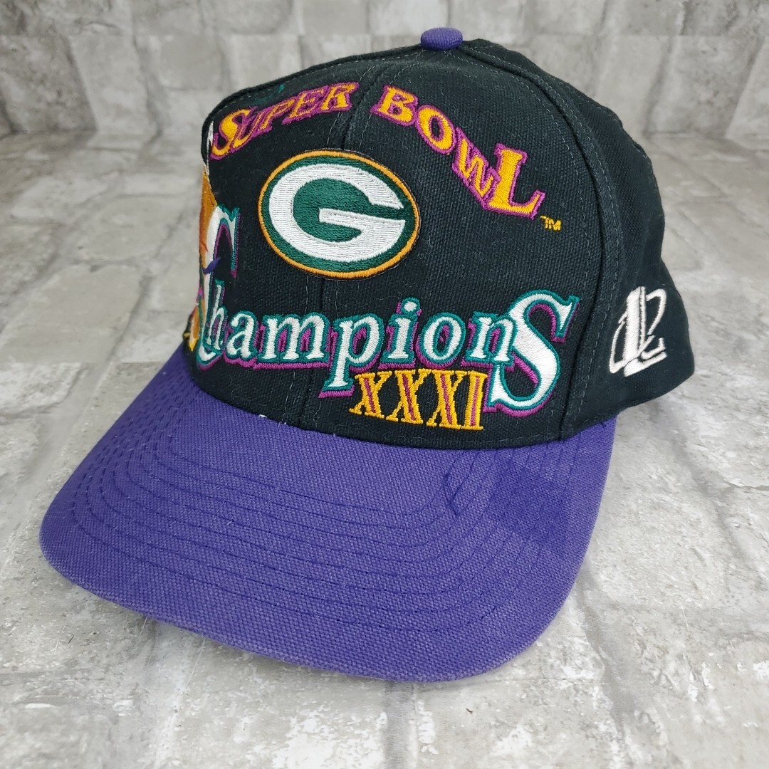Vintg Loco Athletic Green Bay Packers Super Bowl XXXI Champions