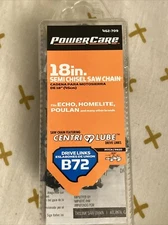 PowerCare 462-709 18" Semi Chisel Saw Chain B72 ~NEW~