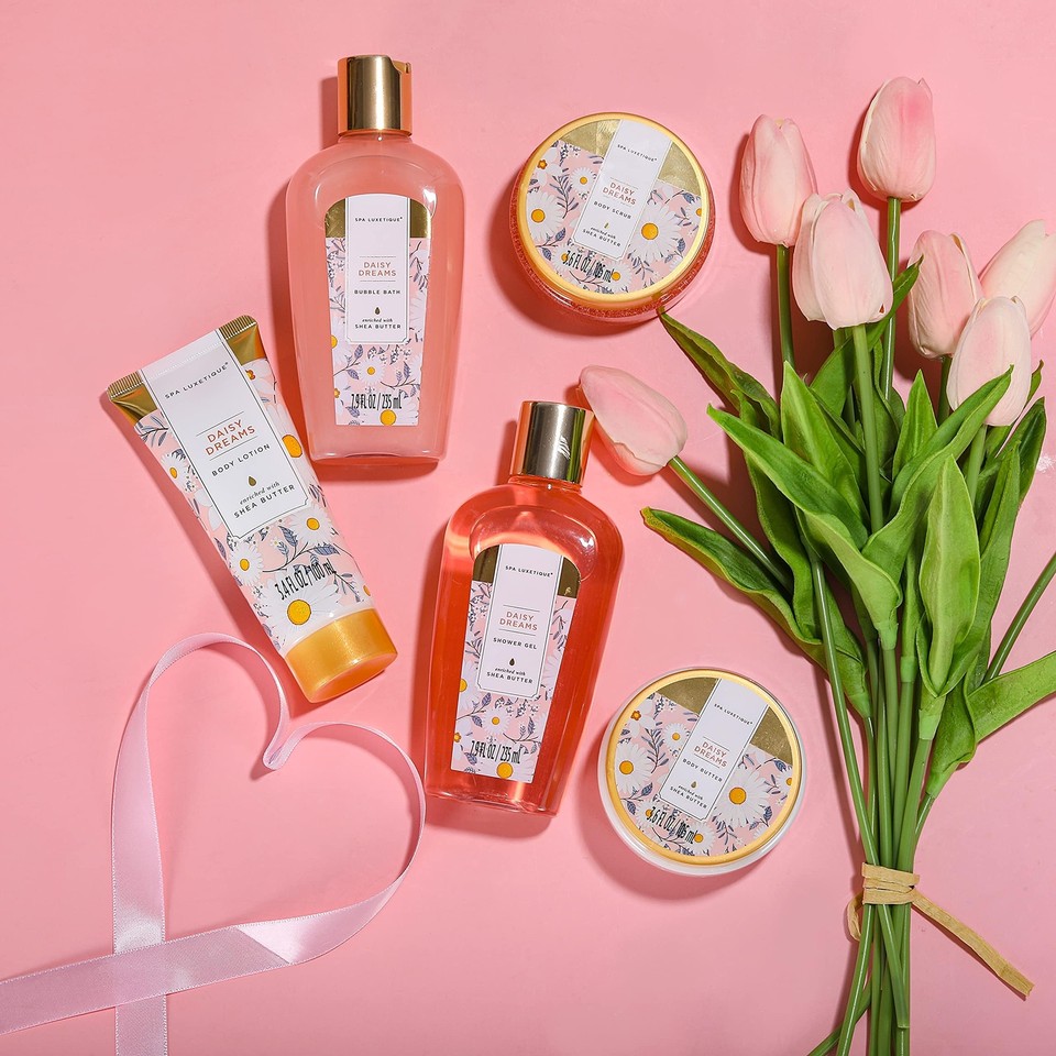 Spa Gift Baskets for Women, Bath Gift Set, 12pcs Relaxing Home Spa Kit