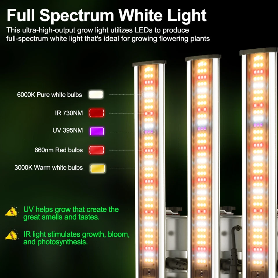 BAR-4000W Samsung LED Grow Light Spider Bar Full Spectrum Commercial Indoor Grow - Image 4 of 4
