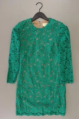 ✅ H&M Spitzenkleid Kleid für Damen Gr. 34, XS Langarm grün aus Polyester ✅ - Bild 1 von 4