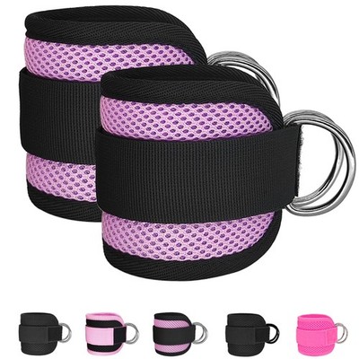 Adjustable Ankle Straps for Cable Machines  Glute Kickbacks, Lower Body Workout