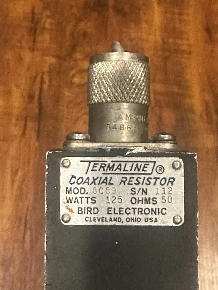Bird Electronic Termaline Model 8089 Made in USA 125W 50 Ohms Coaxial Resistor - Image 4 of 4