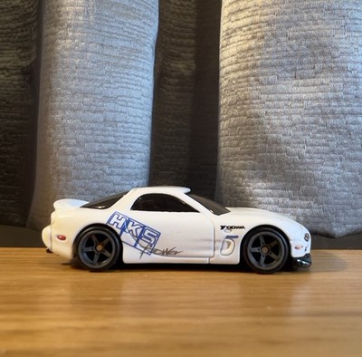 Hot Wheels Fast & Furious 95 Mazda RX7 Real Rider Premium Gummireifen