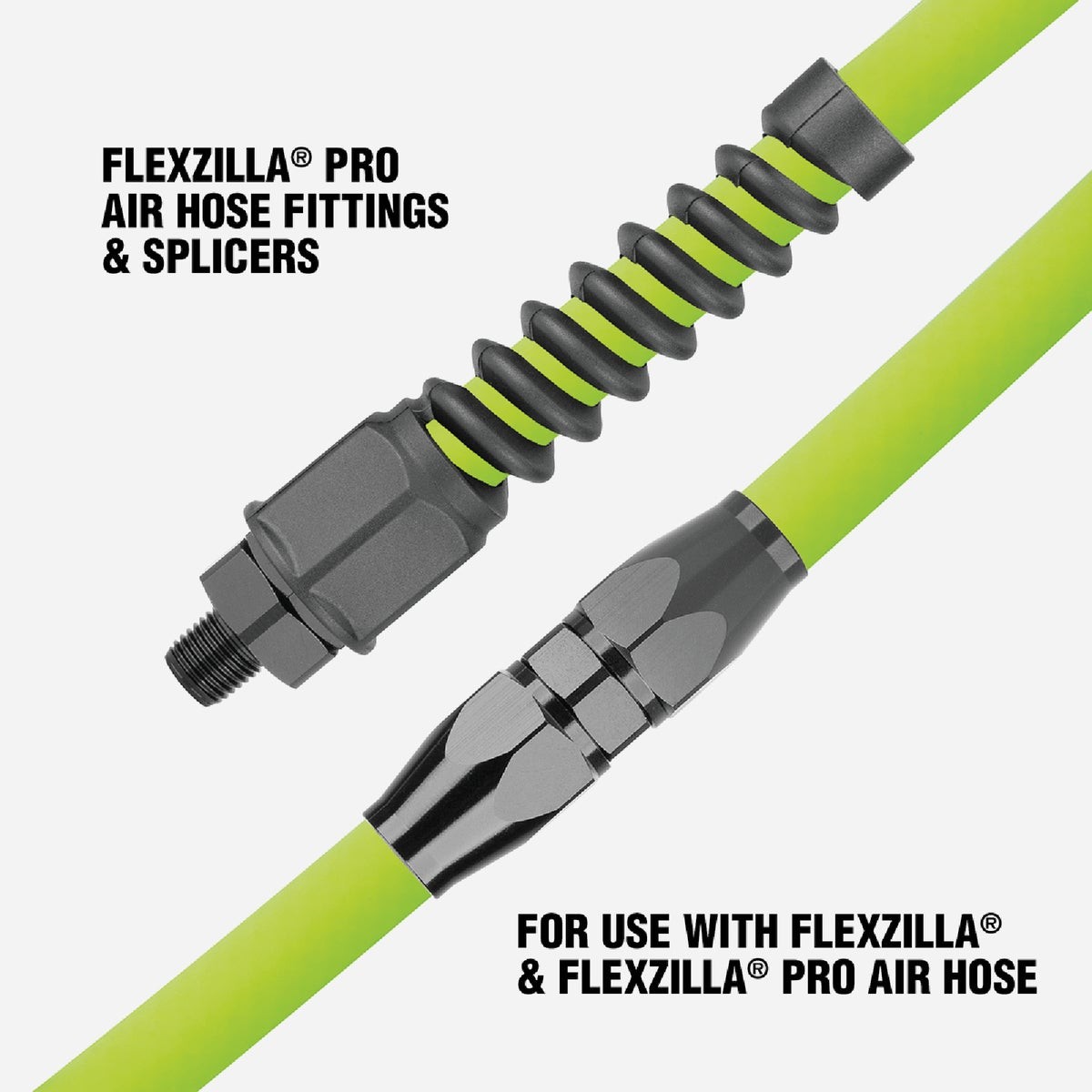 Flexzilla Pro 1/2 In. Barb 3/8 In. MNPT Reusable Air Hose End RP900500 Flexzilla