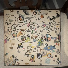 Led Zeppelin III LP Vinyl Atlantic Rock Gatefold Cover Classic 12" SD 7201
