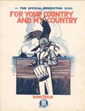 Irving Berlin Music Sheet for The Official Recruiting Song - U. S. Treasury Bo