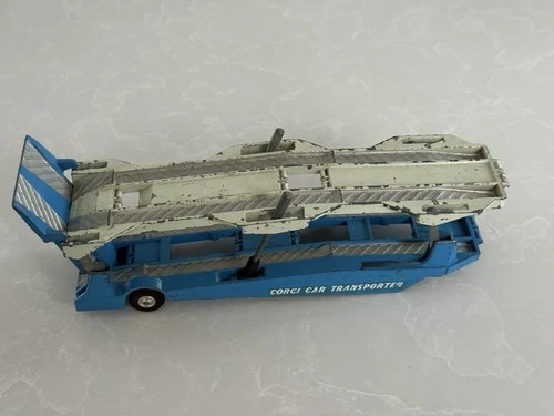 Vintage 1960s Die-cast Corgi Majors No: 1105 Carrimore Car Transporter - Trailer
