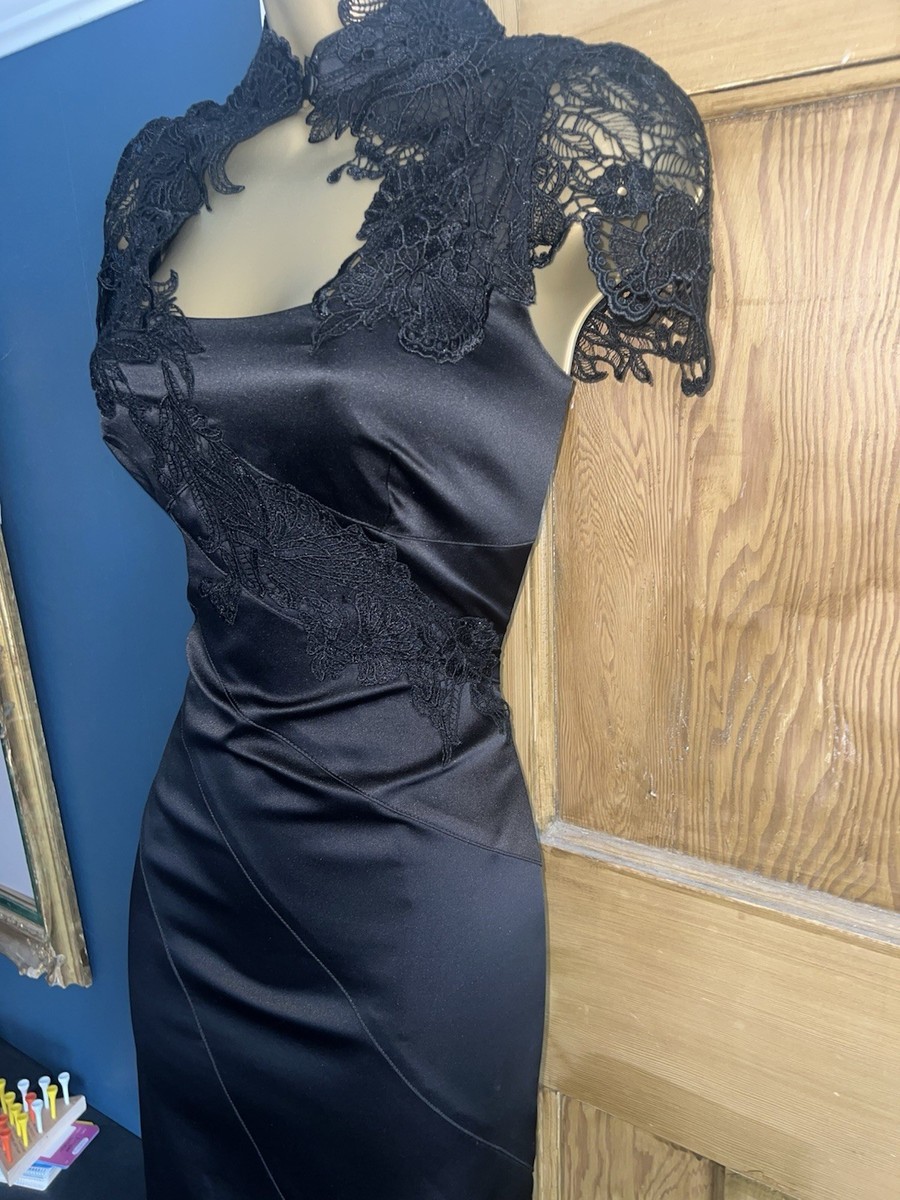 green emerald velvet dress Karen Millen
