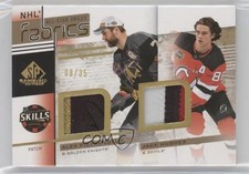 2022 Upper Deck SP Game Used 8/35 Alex Pietrangelo Jack Hughes Dual Patch 1g43