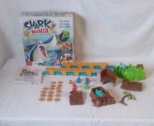 Shark Mania Family Kid Game 2014 Spin Master Box & Instructions Missing One Coin