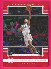 2022 Photogenic First night Shai Gilgeous-Alexander 48/75 Cracked Ice #8 Clipper
