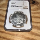 1885 Morgan Dollar NGC Certified MS64