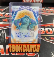 2026 Topps Chrome Disney Neon Pixar Sulley Autograph By John Goodman /25 Orange