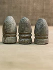 3 Good Dug CS Confederate Gardner Civil War Bullets 57-cal And 54-cal Examples