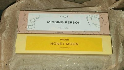 PHLUR Missing Person + Honey Moon Eau De Parfum Travel Size Spray 0.32 oz/9.5 ml