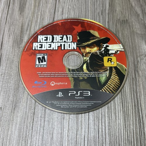 Red Dead Redemption (Sony PlayStation 3, 2010) Disc Only