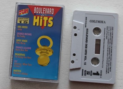 Boulevard des Hits 15 - George Michael Pasadenas KLF ect , K7 Audio / Audio Tape