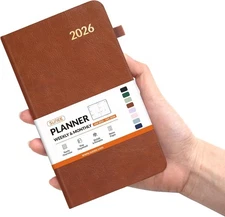 SUNEE 2026 Pocket Weekly Planner for Purse 3.5" x 6" - 12 Month (January 2026 - 
