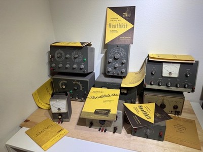 (9) Vintage Heathkit Electronic Test Equipment |   List | Manuals | Sold AS-IS