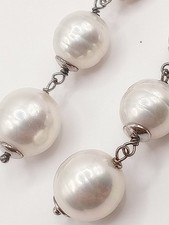 4 Paia Orecchini A Borchia Argento 925 Con Perla Naturale Acqua Dolce - Multicolor