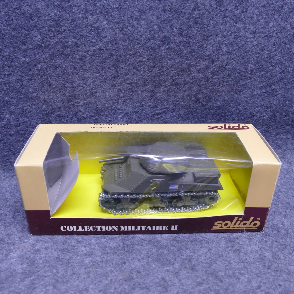 Solido Tank General Lee 戦車 Solido General Grant 1:50 No 6071 Army Tank In Box Made In France