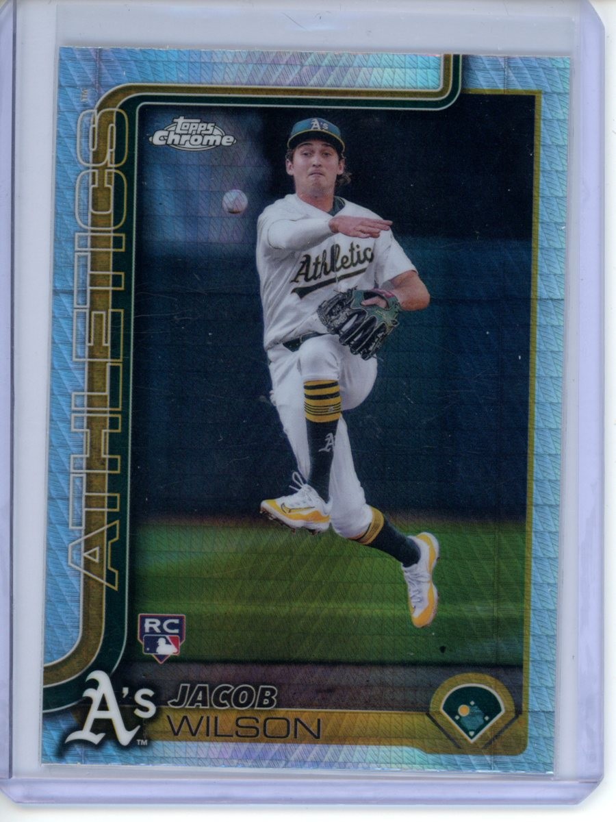 2025 Topps Chrome #96 Jacob Wilson Prism Refractor