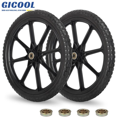#ad 2 Set 20quot; Flat Free Tire amp; Wheel For Rubbermaid Wheelbarrow Garden Yard Cart $59.99
