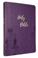 Thomas Nelson KJV Giant Print Bible Purple Leather Soft; 12 Point NEW Boxed