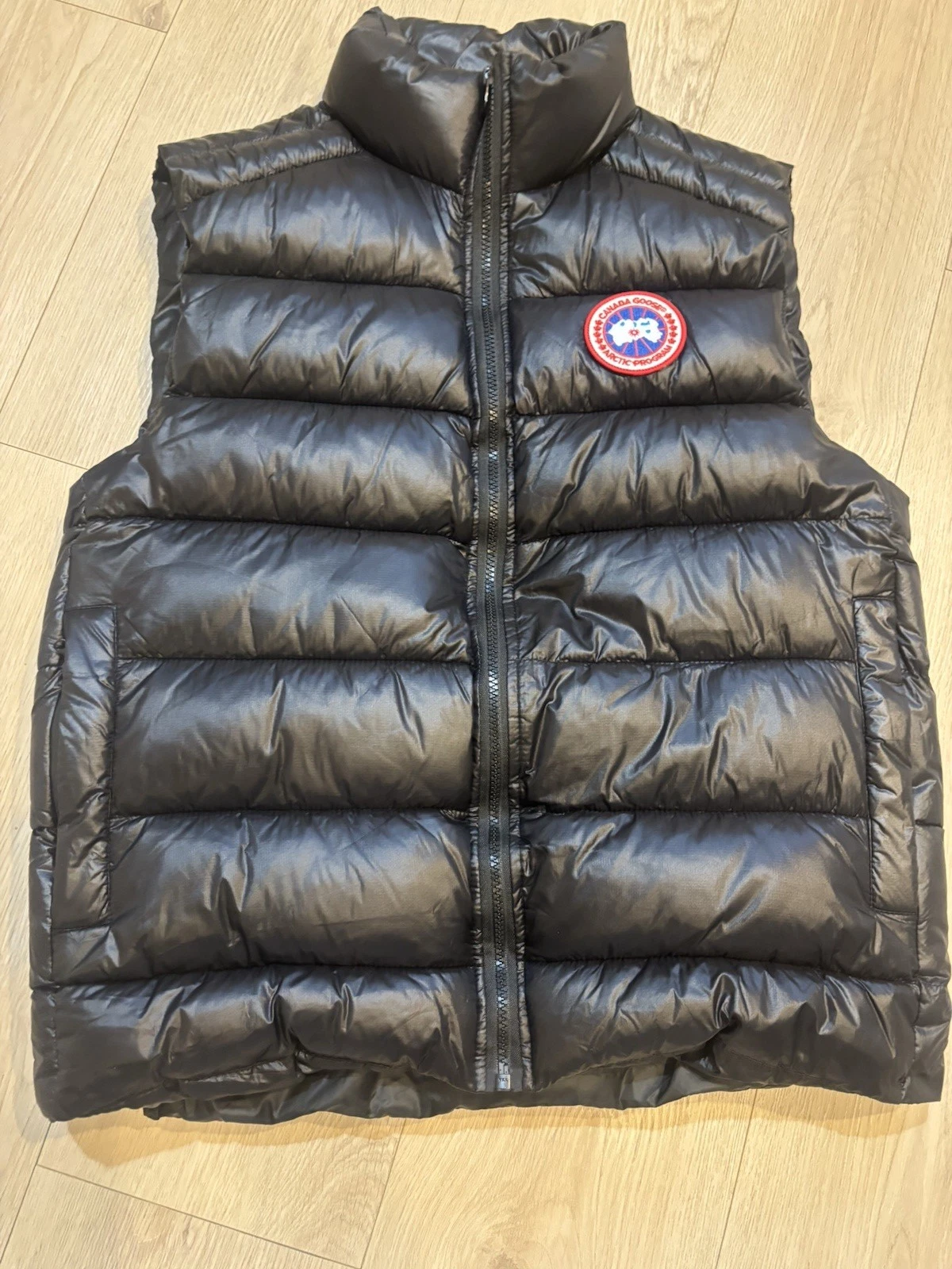 Canada Goose Men's Black Puffer Vest Full Zip Down Insulated Size M