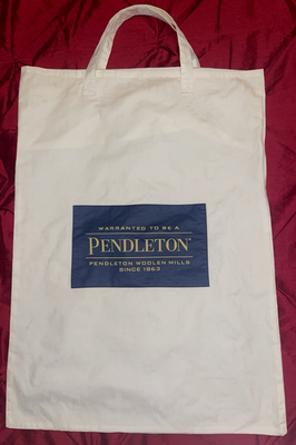 Pendleton Woolen Mills Rare Quality X Large Ivory Cotton Southwest
