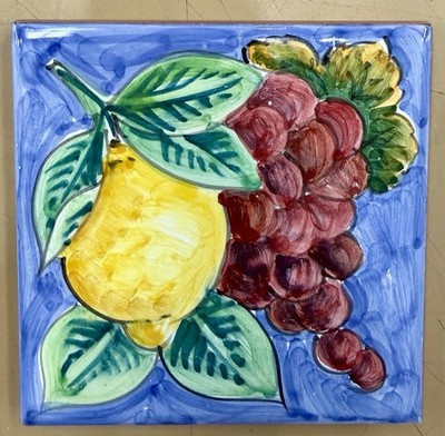Vietri Ceramics 4x4   Tile Made/Painted by hand-Italy