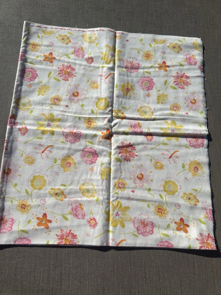 Robert Kaufman Zany For Zinnias FLANNEL Jennifer Sampou  24" x 42" 100% Cotton - Image 4 of 4