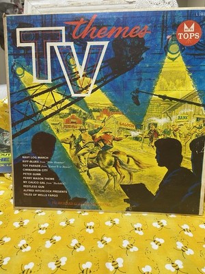 Richard Gleason Orchestra: TV Themes Tops LP Vinyl Record Album 1959  L1661