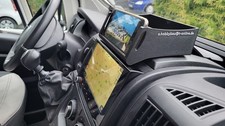 Handyhalterung mit Ablagefach für Fiat Ducato, Citroen Jumper, Peugeot Boxer
