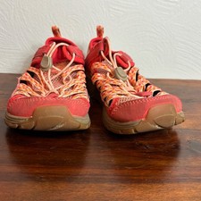 Chaco Kids Water Sandals Coral Pink Orange Woven Straps Quick Dry Size Unknown