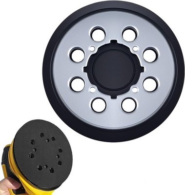Almohadilla de repuesto para lijadora Dewalt de 12,7 cm y 8 agujeros con cierre